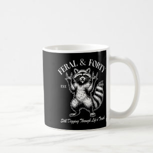 Lustiger 40. Geburtstag Est 1986 Wild & Vierzi Kaffeetasse