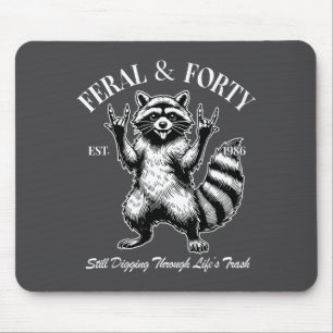 Lustiger 40. Geburtstag Est 1986 Wild & Vierzig Wa Mousepad