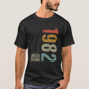 Lustiger 40. Geburtstag Geboren 1982 40 Jahre Alt T-Shirt