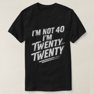 Lustiger 40. Geburtstag Grungy Athletik-Stil T-Shirt