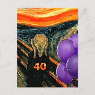 Lustiger 40. Geburtstag Postkarte