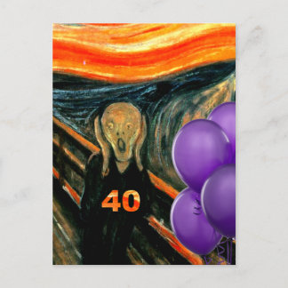 Lustiger 40. Geburtstag Postkarte