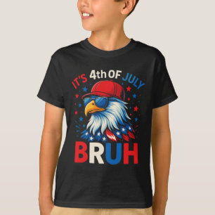 Lustiger 4. Juli Adler Bruh Amerikaner  T-Shirt