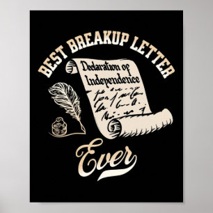 Lustiger 4. Juli Beste Schlussbrief Ever Geschicht Poster