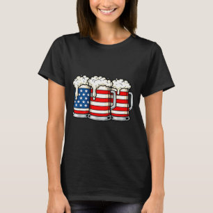 Lustiger 4. Juli bierliebender Vater trinkender Mä T-Shirt