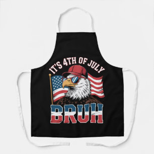 Lustiger 4. Juli Bruh Patriotischer Adler Schürze