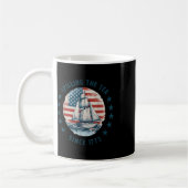 Lustiger 4. Juli, der den Tee seit 1773 verschütte Kaffeetasse (Links)
