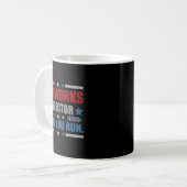 Lustiger 4. Juli-Feuerwerksdirektor Ich leite euch Kaffeetasse (Vorderseite Links)