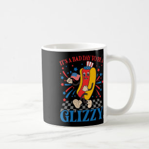 Lustiger 4. Juli USA Hotdog Es ist ein schlechter Kaffeetasse