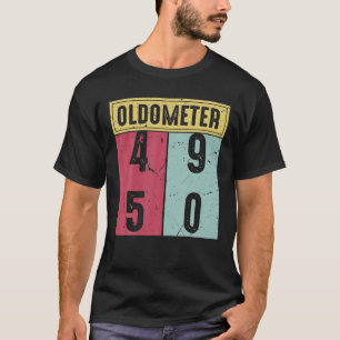 Lustiger 50. Geburtstag Alter Zähler 50 Jahre 49-5 T-Shirt