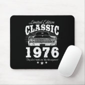 Lustiger 50. Geburtstag Clic Oldtimer Männer 1976 Mousepad (Mit Mouse)