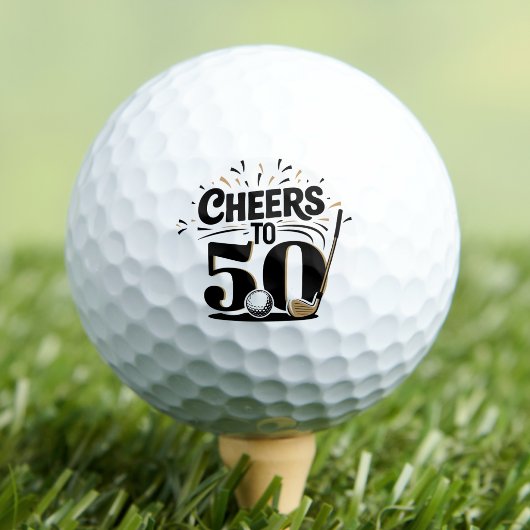 Lustiger 50. Geburtstag Golfball