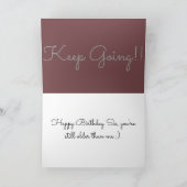 lustiger 50. Geburtstag Karte (Innenseite)