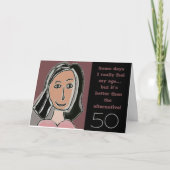 lustiger 50. Geburtstag Karte (Vorderseite)