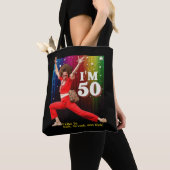 Lustiger 50. Geburtstag Kick & Stretch Sally O'Mal Tasche (Von Nahem)