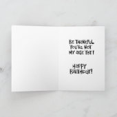 Lustiger 55. Geburtstag Karte (Innenseite)