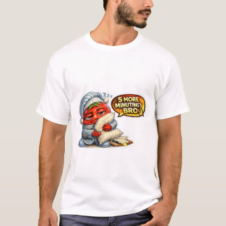 Lustiger 5 Minuten mehr Bro Faultier Decke Benomme T-Shirt