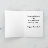 lustiger 60. Geburtstag Karte (Innenseite)