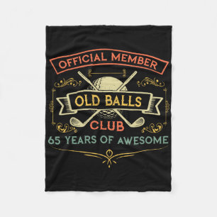 Lustiger 65. Geburtstag Alter Club 65 Jahre alter Fleecedecke