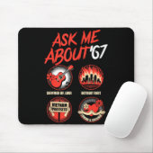 Lustiger 67 Geschichtslehrer Lehrer 6 7 Lustiger Ü Mousepad (Mit Mouse)