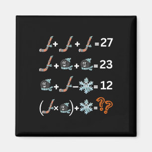 Lustiger 67 Hockey-Drip-Meme-Nummer-Mathe-Lehrer  Magnet