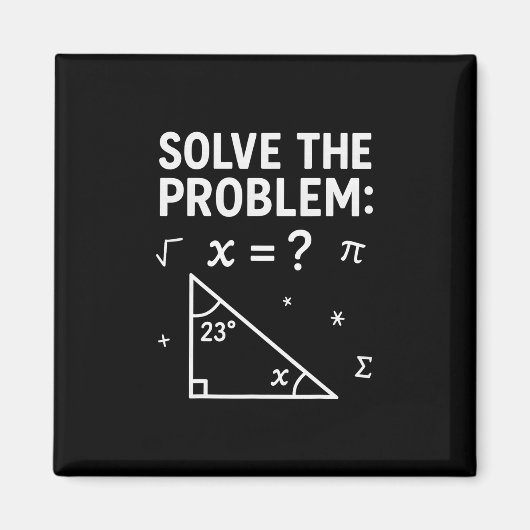 Lustiger 67 Mathe-Meme Löse das Problem Lehrer Für Magnet (Vorne)