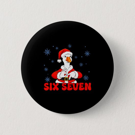 Lustiger 67 Meme Alberner Gans Weihnachten 67 Meme Button (Vorderseite)