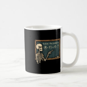 Lustiger 67 Meme Brainrot Witz Halloween Skelett M Kaffeetasse
