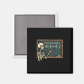 Lustiger 67 Meme Brainrot Witz Halloween Skelett M Magnet (Vorderseite/Rückseite)