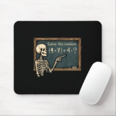 Lustiger 67 Meme Brainrot Witz Halloween Skelett M Mousepad (Mit Mouse)