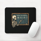 Lustiger 67 Meme Brainrot Witz Halloween Skelett M Mousepad (Mit Mouse)