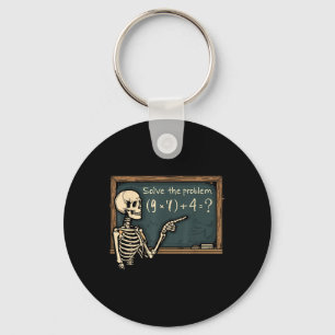Lustiger 67 Meme Brainrot Witz Halloween Skelett M Schlüsselanhänger