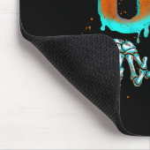 Lustiger 67 Meme Halloween-Skelett  Mousepad (Ecke)