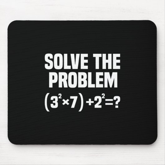 Lustiger 67 Meme Mathe Sechs Sieben Lehrer Brainro Mousepad (Vorne)