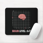 Lustiger 67 Meme Mathe Sechs Sieben Lehrer Brainro Mousepad (Mit Mouse)