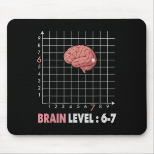 Lustiger 67 Meme Mathe Sechs Sieben Lehrer Brainro Mousepad