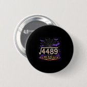 Lustiger 67 Meme Mathelehrer 6 7 Halloween Quadrat Button (Vorne & Hinten)