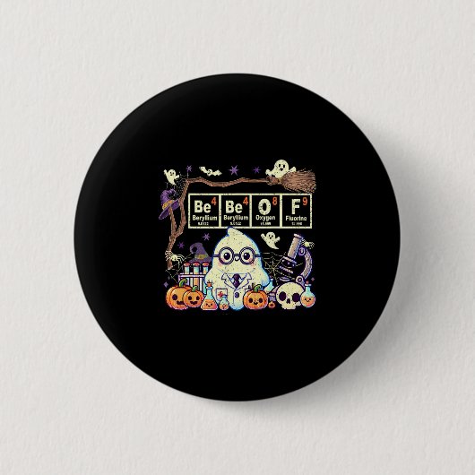 Lustiger 67 Meme Mathelehrer 6 7 Halloween Quadrat Button (Vorderseite)
