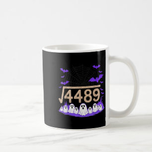 Lustiger 67 Meme Mathelehrer 6 7 Halloween Quadrat Kaffeetasse