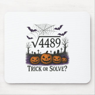 Lustiger 67 Meme Mathelehrer 6 7 Halloween Quadrat Mousepad