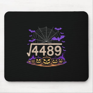 Lustiger 67 Meme Mathelehrer 6 7 Halloween Quadrat Mousepad