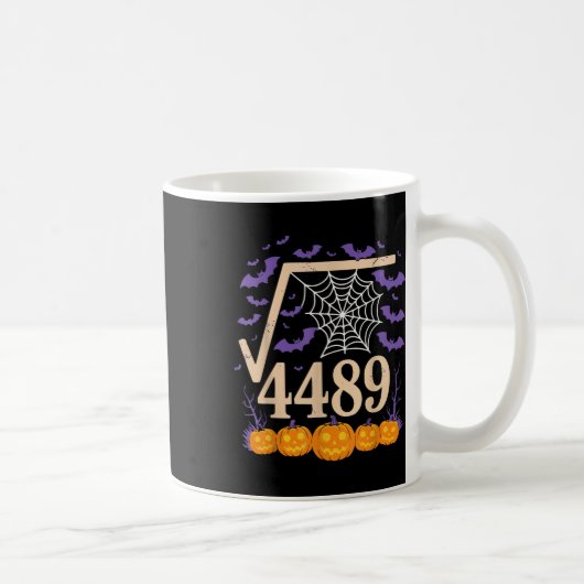 Lustiger 67 Meme Mathelehrer 6 7 Quadratwurzel 448 Kaffeetasse (Rechts)