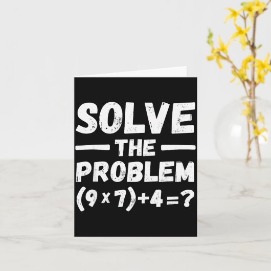 Lustiger 67 Meme Pemdas Elementary Mathematik Lehr Karte (Gelbe Blume)