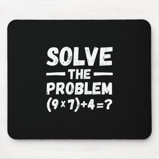 Lustiger 67 Meme Pemdas Elementary Mathematik Lehr Mousepad (Vorne)