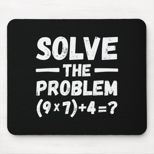 Lustiger 67 Meme Pemdas Elementary Mathematik Lehr Mousepad (Vorne)