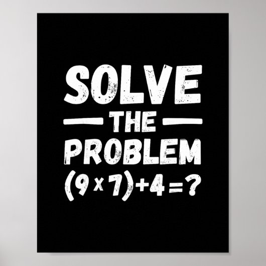 Lustiger 67 Meme Pemdas Elementary Mathematik Lehr Poster (Vorne)
