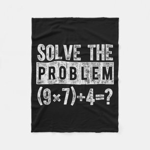 Lustiger 67 Meme Pemdas Grundschul-Mathe-Lehrer-Ge Fleecedecke
