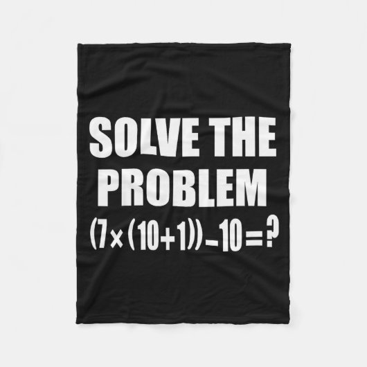 Lustiger 67 Meme Pemdas Grundschul-Mathe-Lehrer-Ge Fleecedecke (Vorderseite)