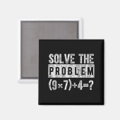 Lustiger 67 Meme Pemdas Grundschul-Mathe-Lehrer-Ge Magnet (Vorderseite/Rückseite)