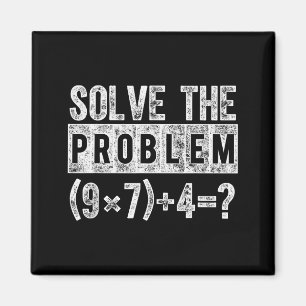 Lustiger 67 Meme Pemdas Grundschul-Mathe-Lehrer-Ge Magnet